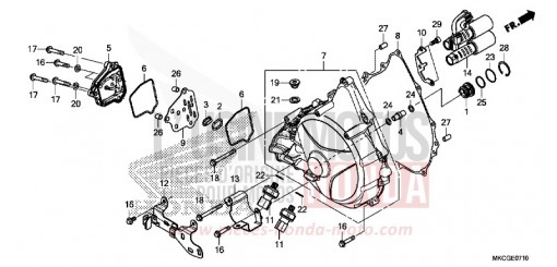 CARTER D'EMBRAYAGE (DCT) GL1800DAL de 2020